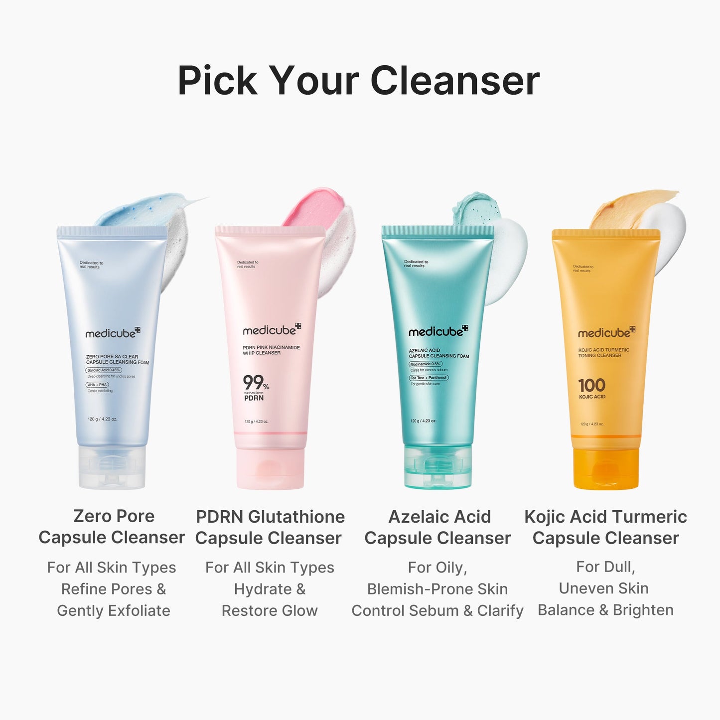 PDRN Pink Glutathione Capsule Foam Cleanser
