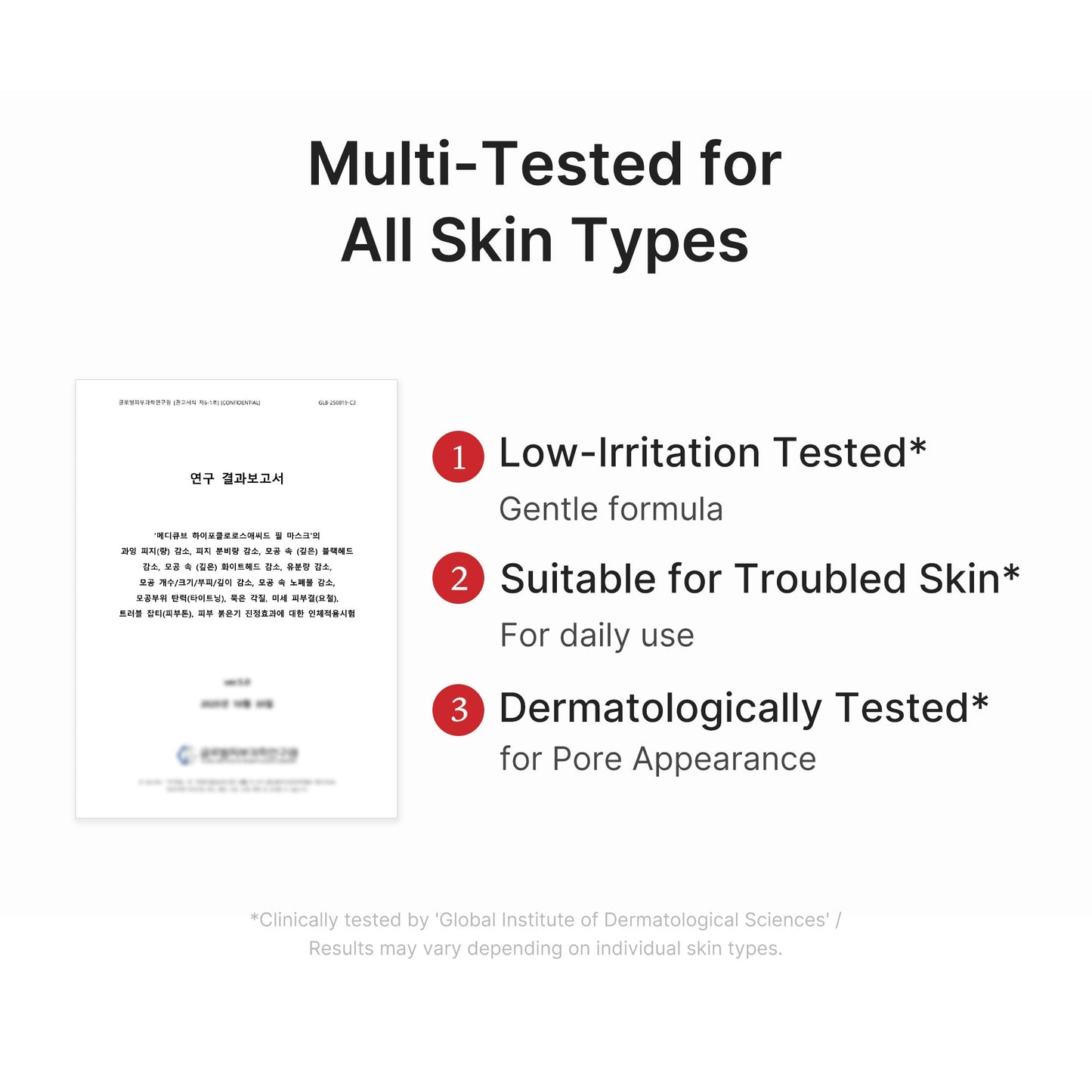Hypochlorous Acid Peel Mask