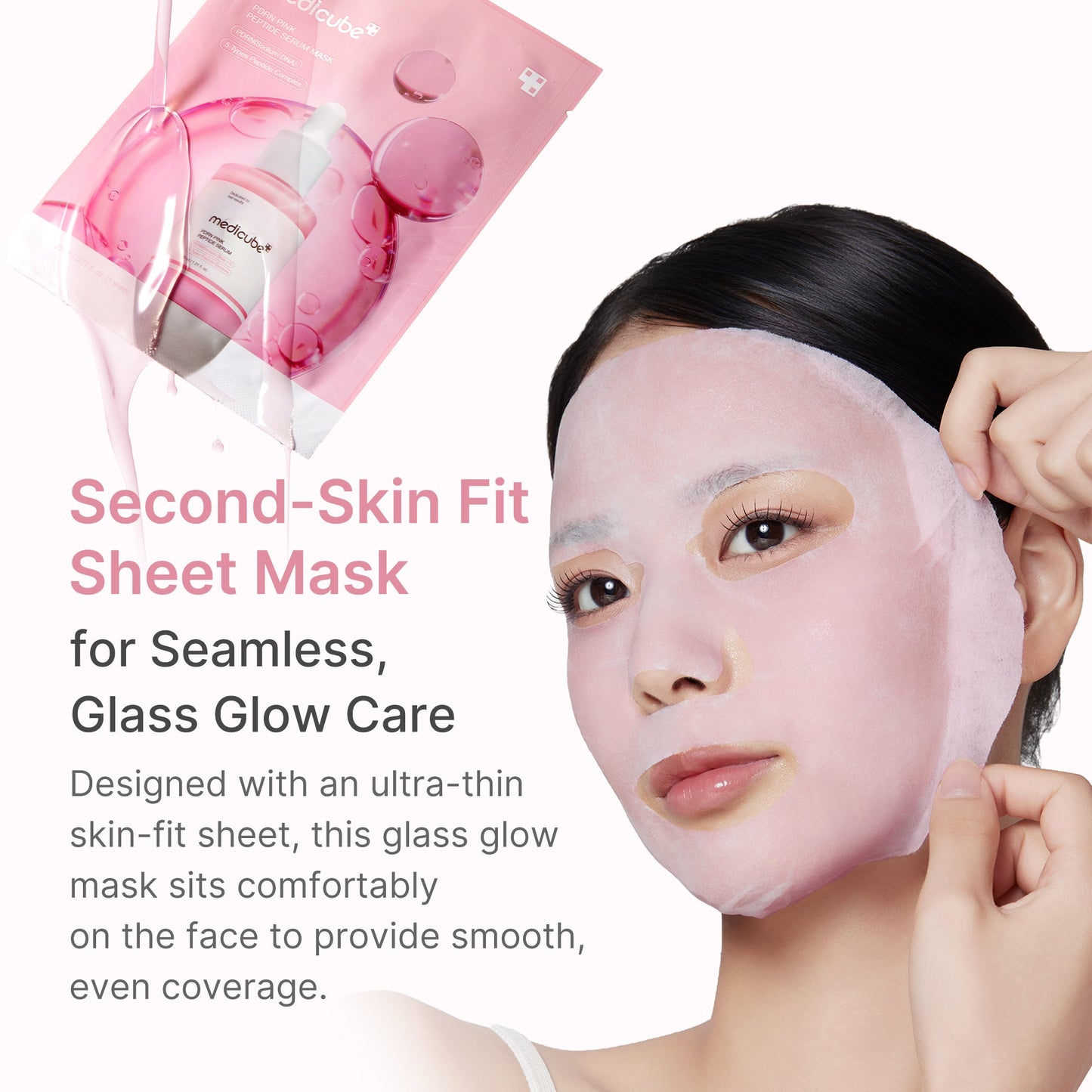 PDRN Pink Peptide Ampoule Mask