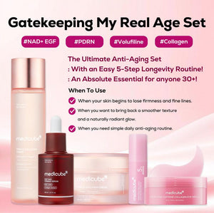Gatekeeping My Real Age Set — 5-Step PDRN & Collagen Routine
